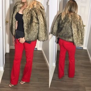 MICHAEL Michael Kors Faux Fur Jacket